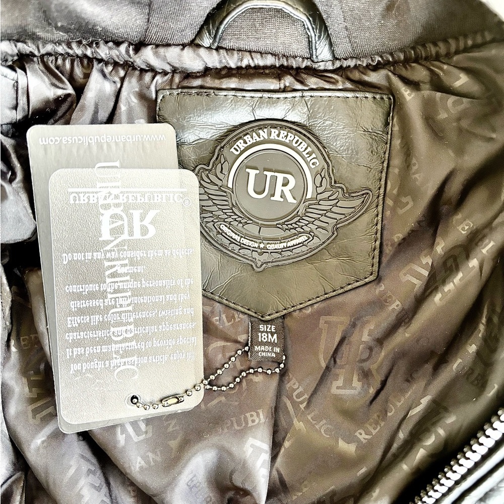 Toddler Leather Jacket - Size 18 Months - Picture 7 of 7